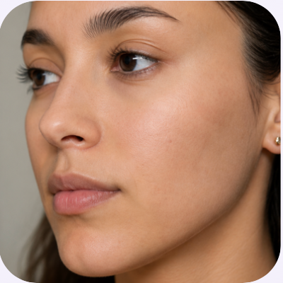 Week 5 skin journey selfie